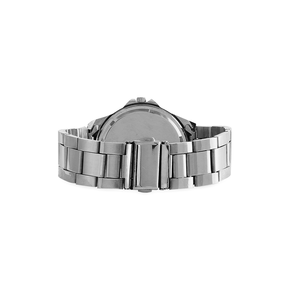 PM Unisex Stainless Steel Watch(Model 103)