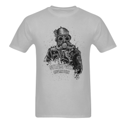Retro Futurism Steampunk Adventure Soldier 3 Men's T-Shirt in USA Size (Two Sides Printing)