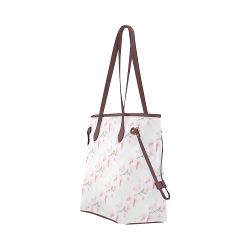 PATTERN ORCHIDÉES Clover Canvas Tote Bag (Model 1661)