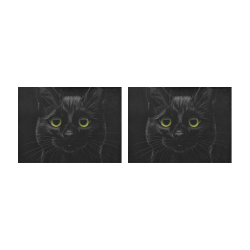 Black Cat Placemat 14’’ x 19’’ (Set of 2)