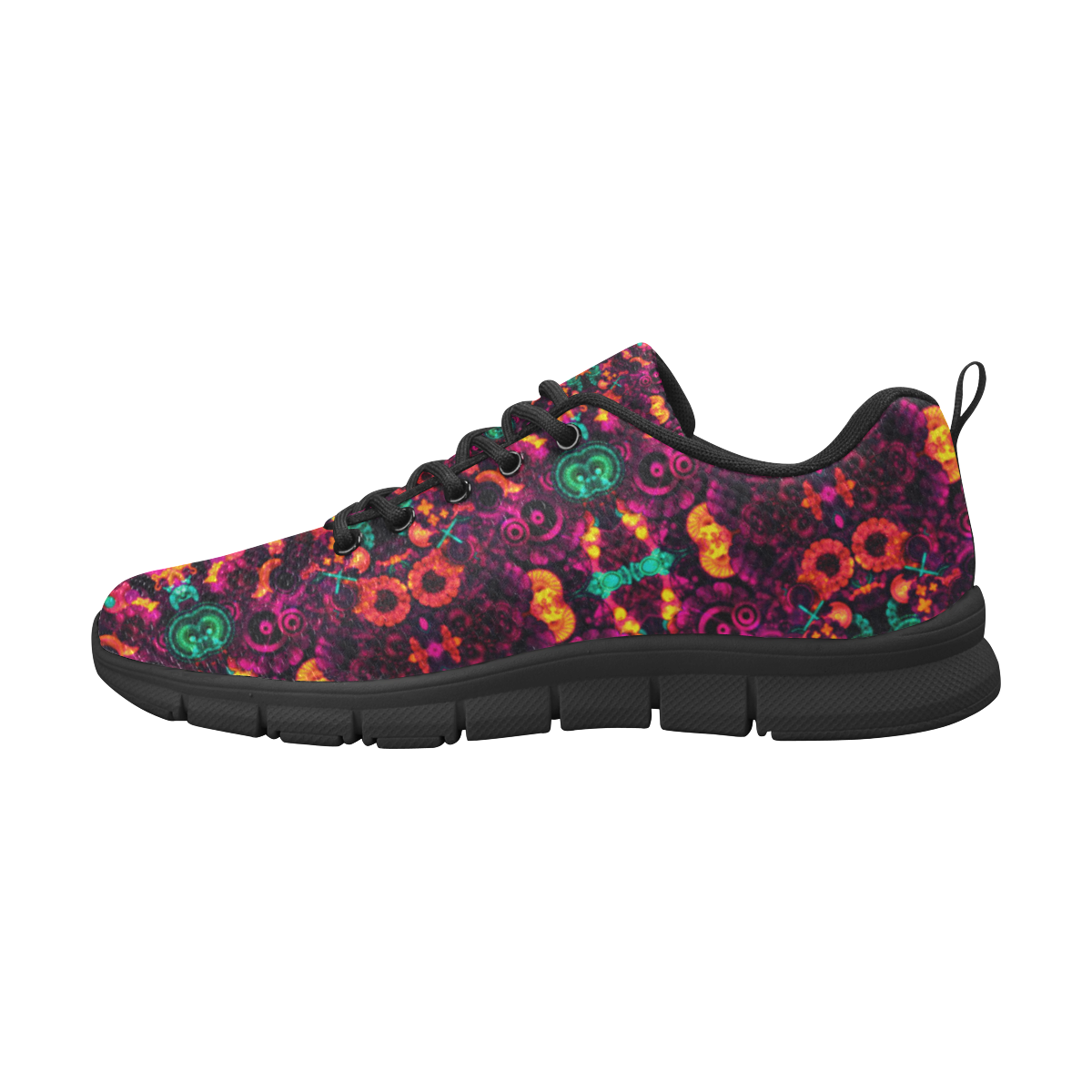 spiritual abstract art Women's Breathable Running Shoes/Large (Model 055)