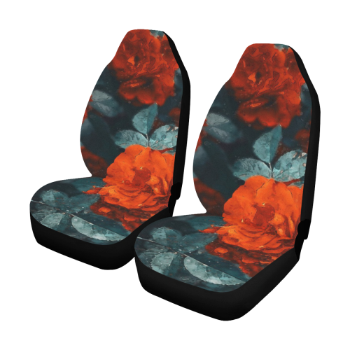 roses are RED 2 Car Seat Covers (Set of 2)