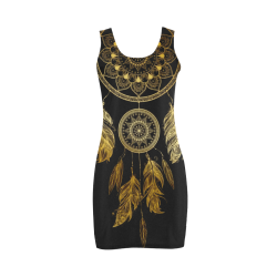 Gold Dreamcatcher Medea Vest Dress (Model D06)
