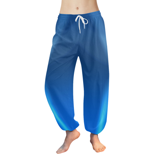 Blue Art Women's All Over Print Harem Pants (Model L18)