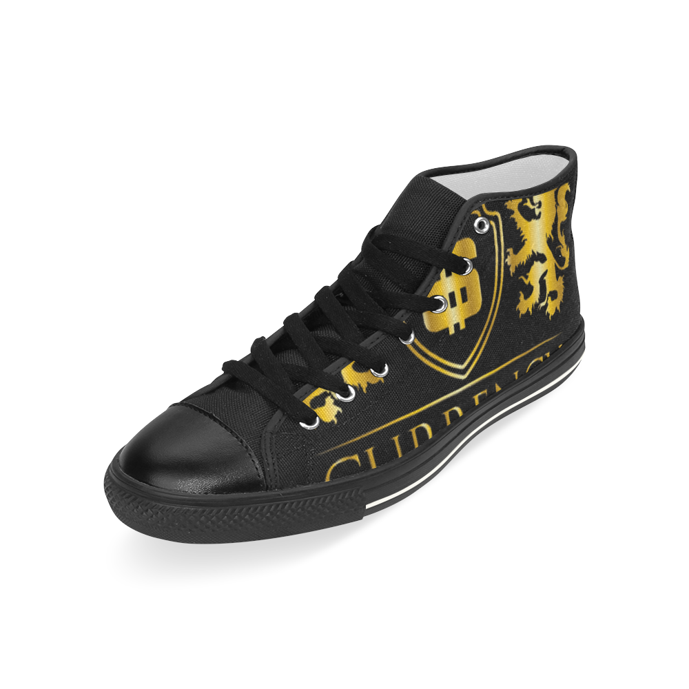 CURRENCY_DOLLA Men’s Classic High Top Canvas Shoes (Model 017)