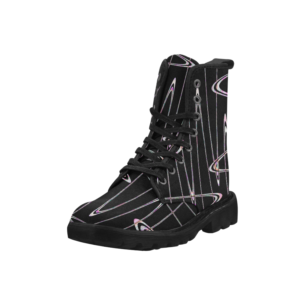 theeternalwaverevised Martin Boots for Men (Black) (Model 1203H)