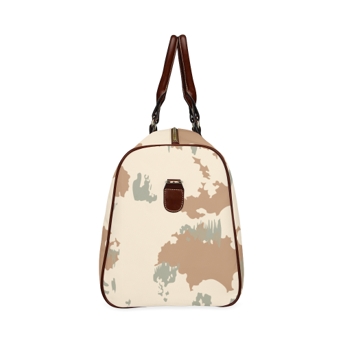 Gulf War desert camouflage Waterproof Travel Bag/Small (Model 1639)
