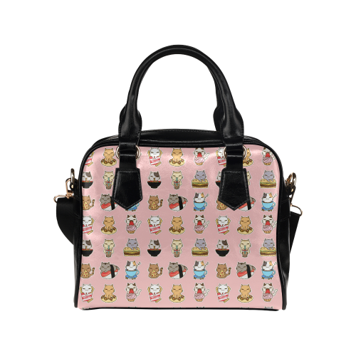 pink Shoulder Handbag (Model 1634)