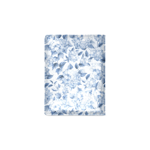Blue and White Floral Pattern Custom NoteBook B5