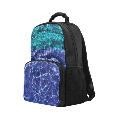 Electric Blue Globes Unisex Laptop Backpack (Model 1663)