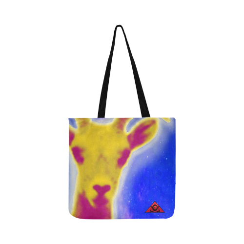 The Lowest of Low Starry Space Goat Reusable Shopping Bag Model 1660 (Two sides)