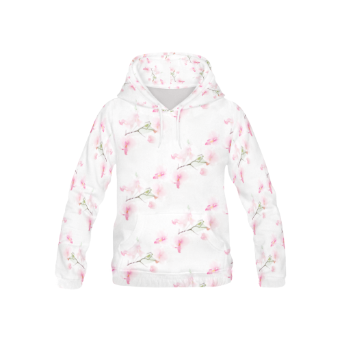 Pattern Orchidées All Over Print Hoodie for Kid (USA Size) (Model H13)