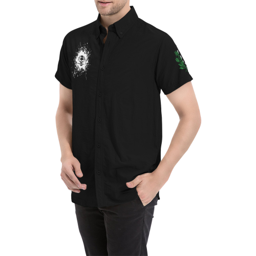 Anima ardita Men's All Over Print Short Sleeve Shirt/Large Size (Model T53)