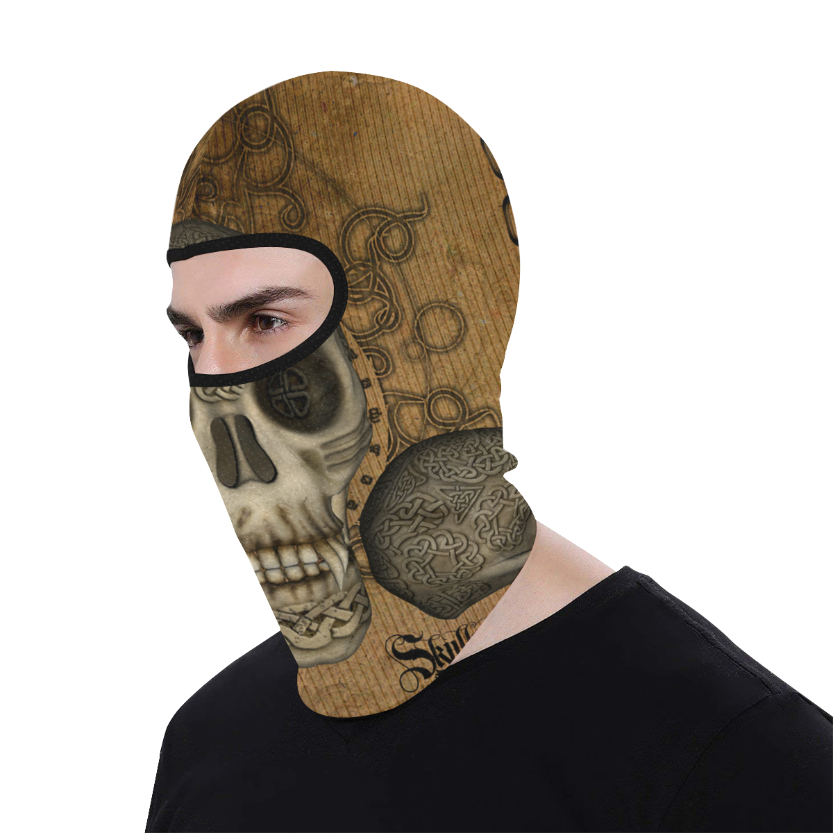 Awesome skull with celtic knot All Over Print Balaclava