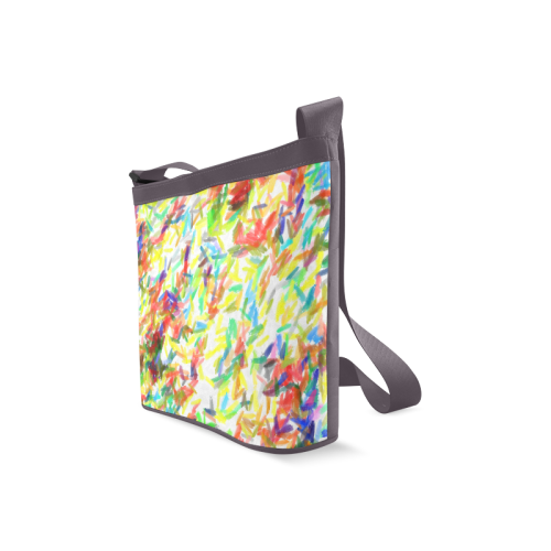 Colorful brush strokes Crossbody Bags (Model 1613)