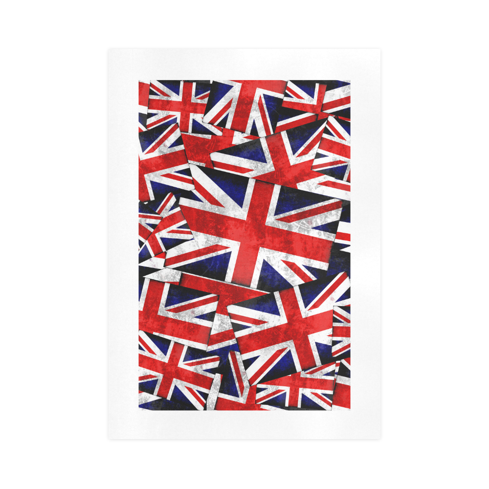 Union Jack British UK Flag Art Print 16‘’x23‘’