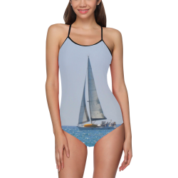 Sailboat Strap Swimsuit ( Model S05)