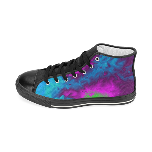 Stormy Men’s Classic High Top Canvas Shoes (Model 017)