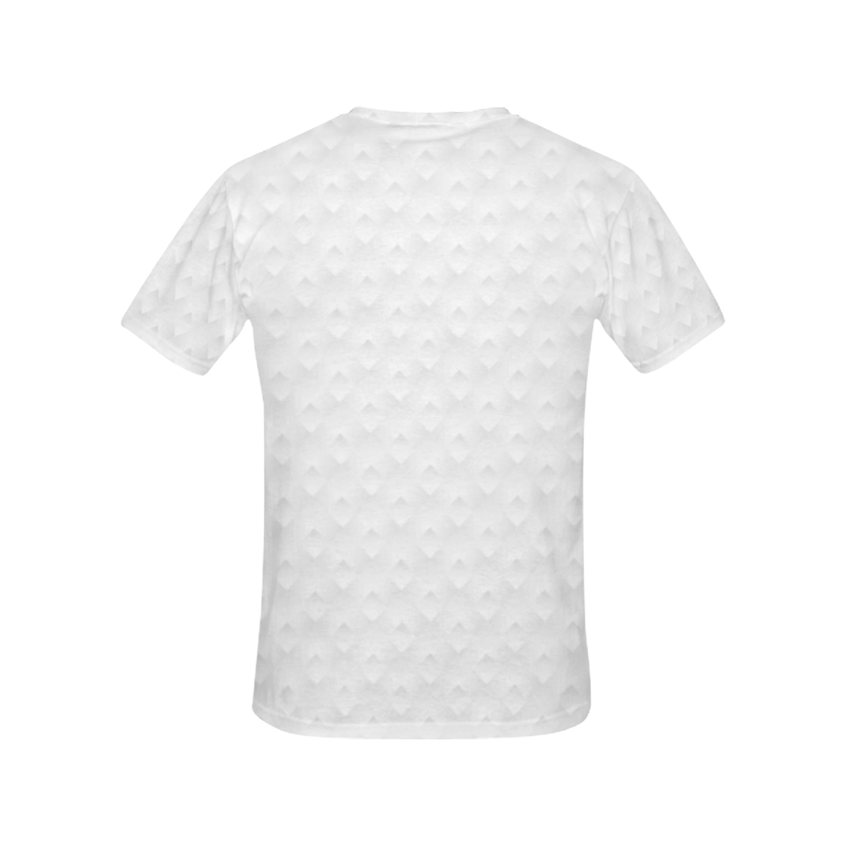 White Rombus Pattern All Over Print T-Shirt for Women (USA Size) (Model T40)