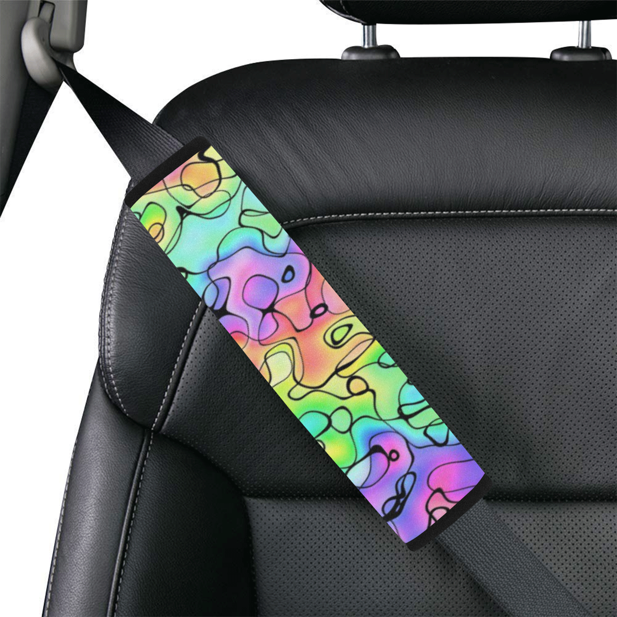 Squirlies SeatBelt Cover Car Seat Belt Cover 7''x12.6''