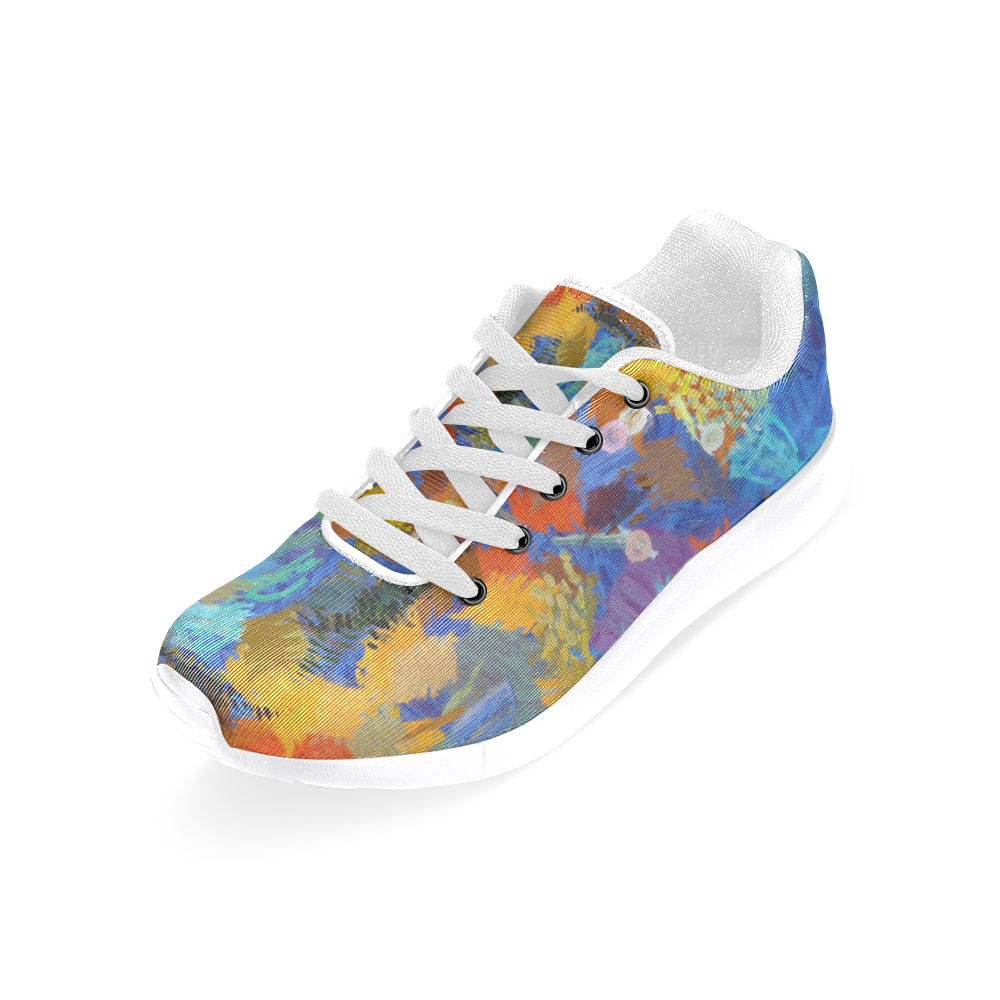 Colorful paint strokes Men’s Running Shoes (Model 020)