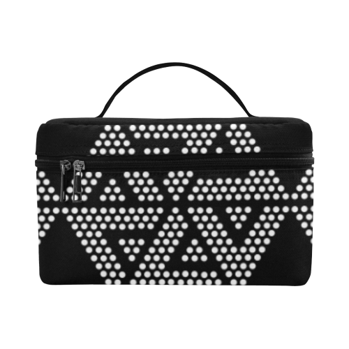 Polka Dots Party Cosmetic Bag/Large (Model 1658)