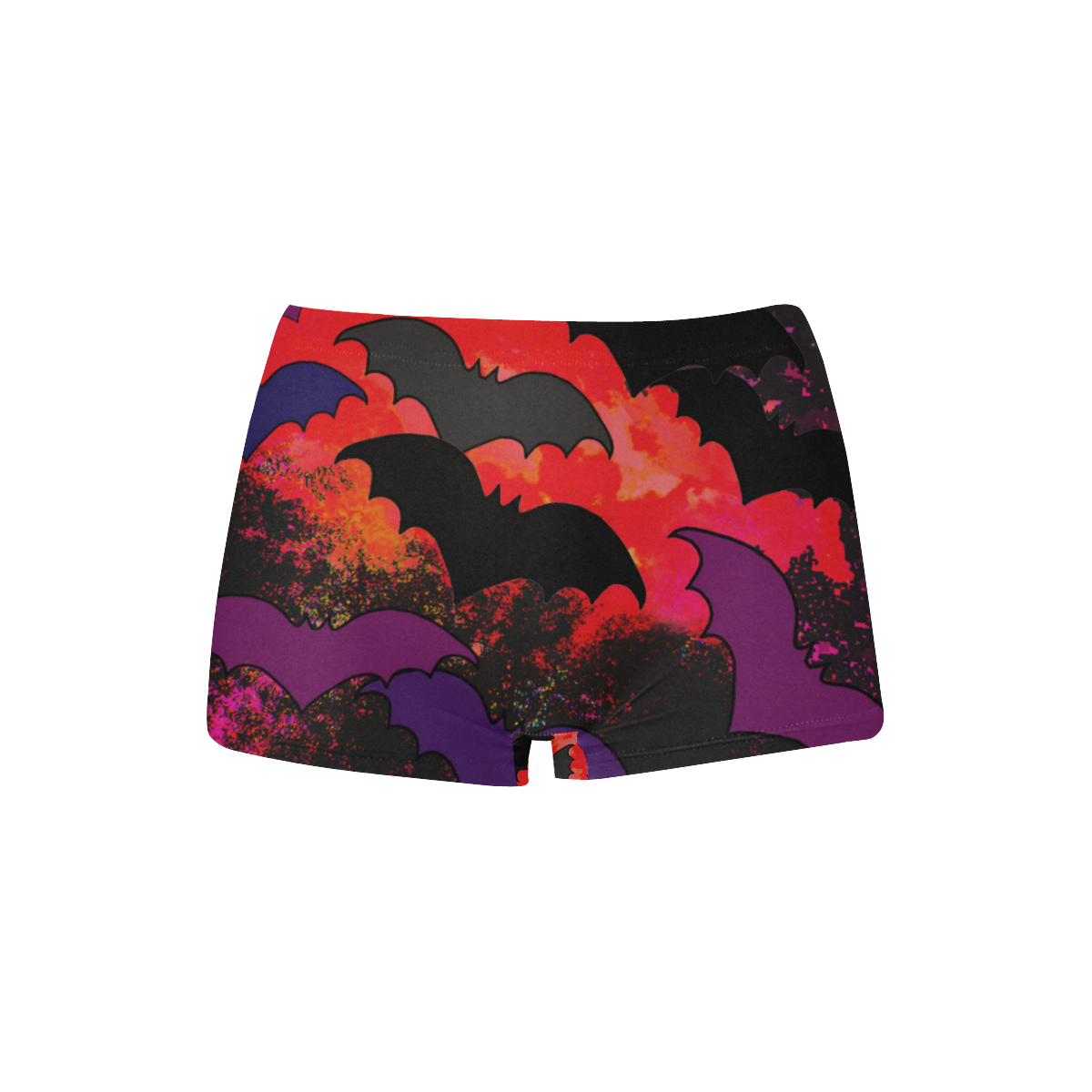 Bats In Flight Women's All Over Print Boyshort Panties (Model L31)