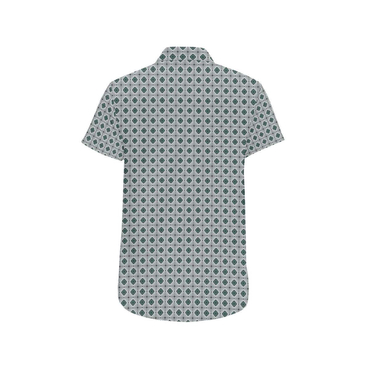 Model #153c| Men's All Over Print Short Sleeve Shirt (Model T53)