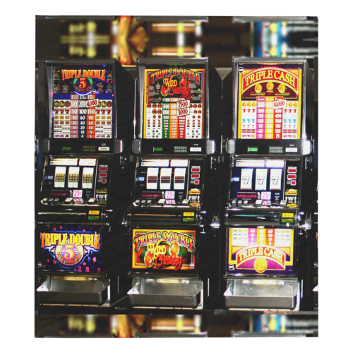 Lucky Slot Machines - Dream Machines Quilt 70"x80"