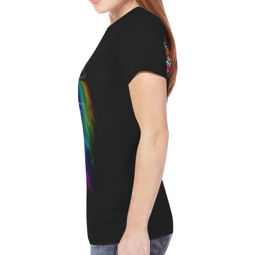 Love is Love by Nico Bielow New All Over Print T-shirt for Women (Model T45)