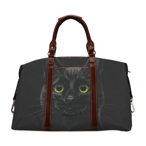 Black Cat Classic Travel Bag (Model 1643) Remake