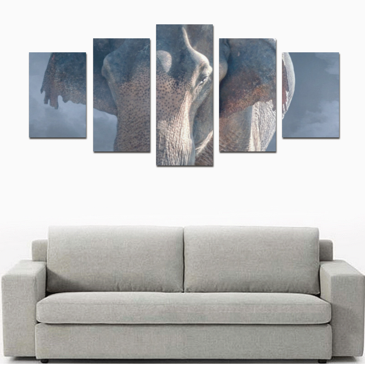 MY MONOLITH ELEPHANT Canvas Print Sets D (No Frame)