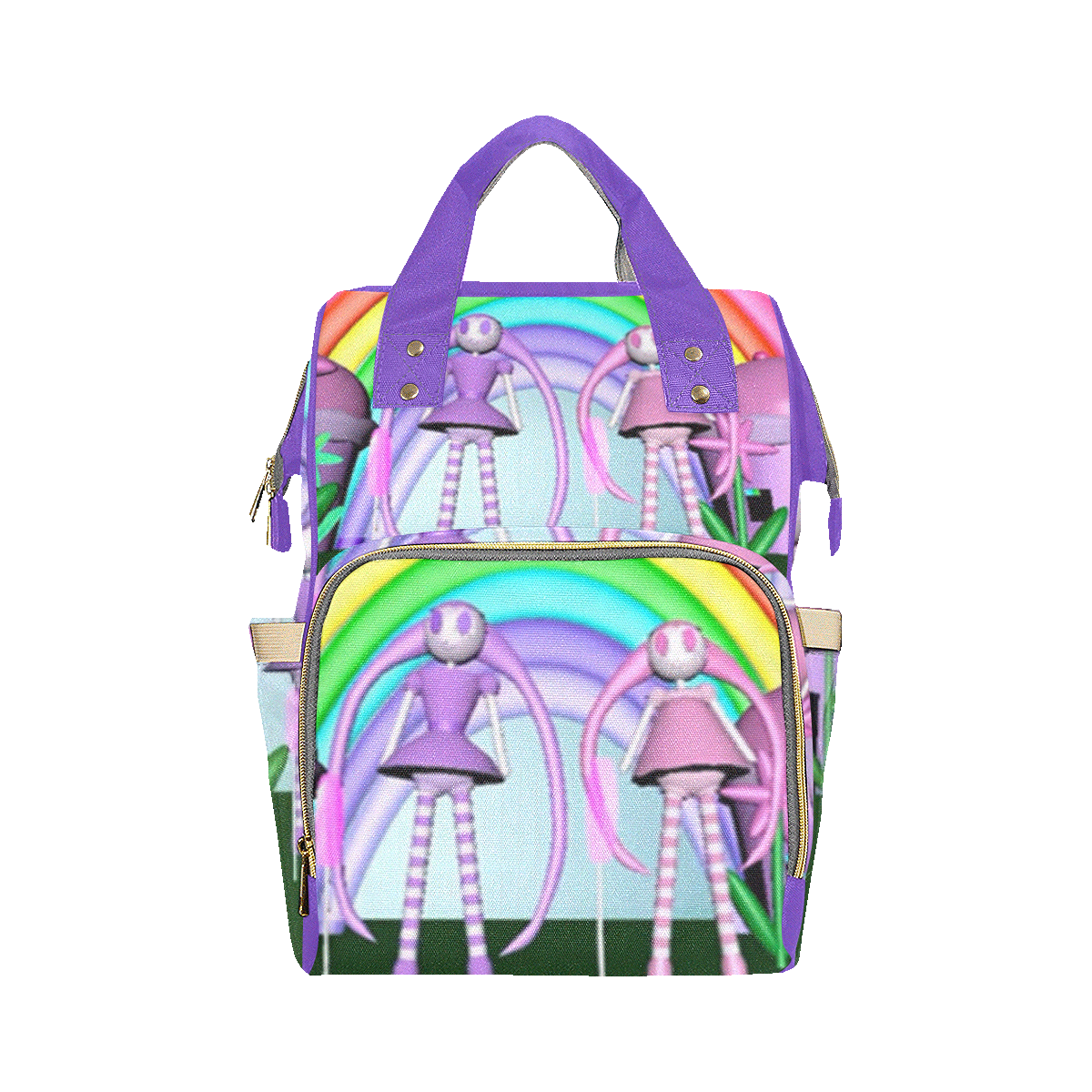 betsymaymissypopbag Multi-Function Diaper Backpack/Diaper Bag (Model 1688)