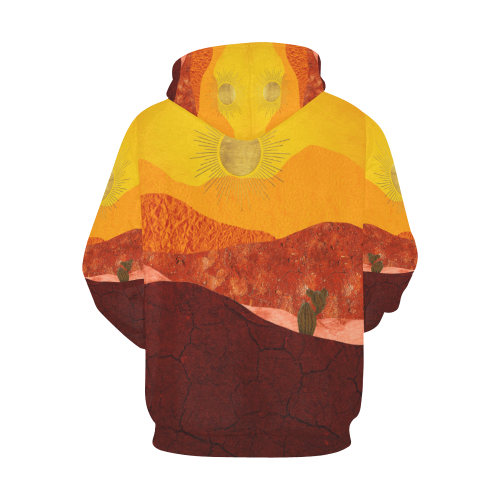 In The Desert All Over Print Hoodie for Women (USA Size) (Model H13)