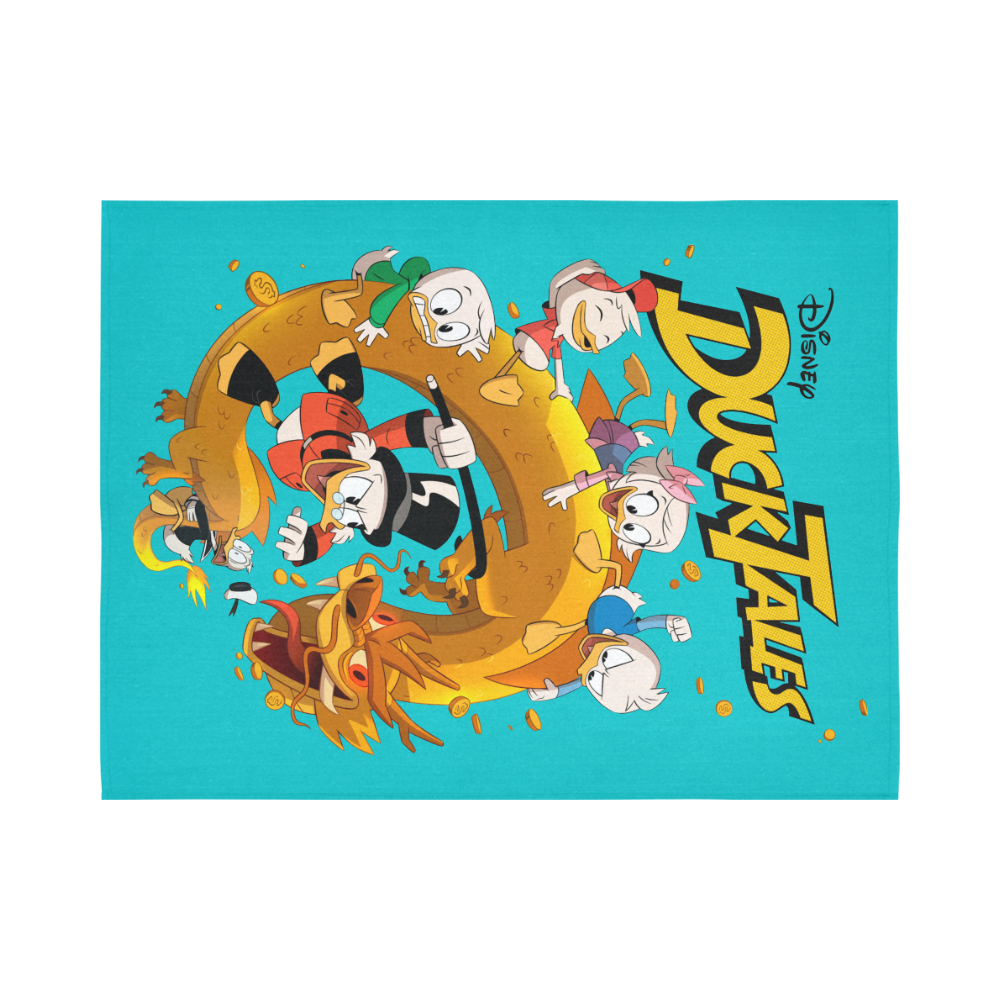 DuckTales Cotton Linen Wall Tapestry 80"x 60"