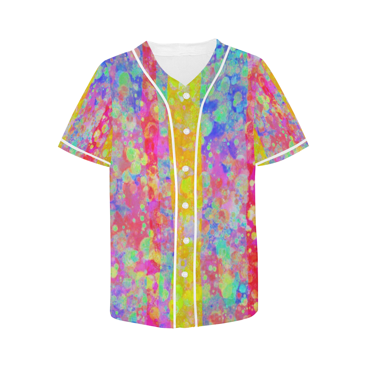 funky texture stripes All Over Print Baseball Jersey for Women (Model T50)