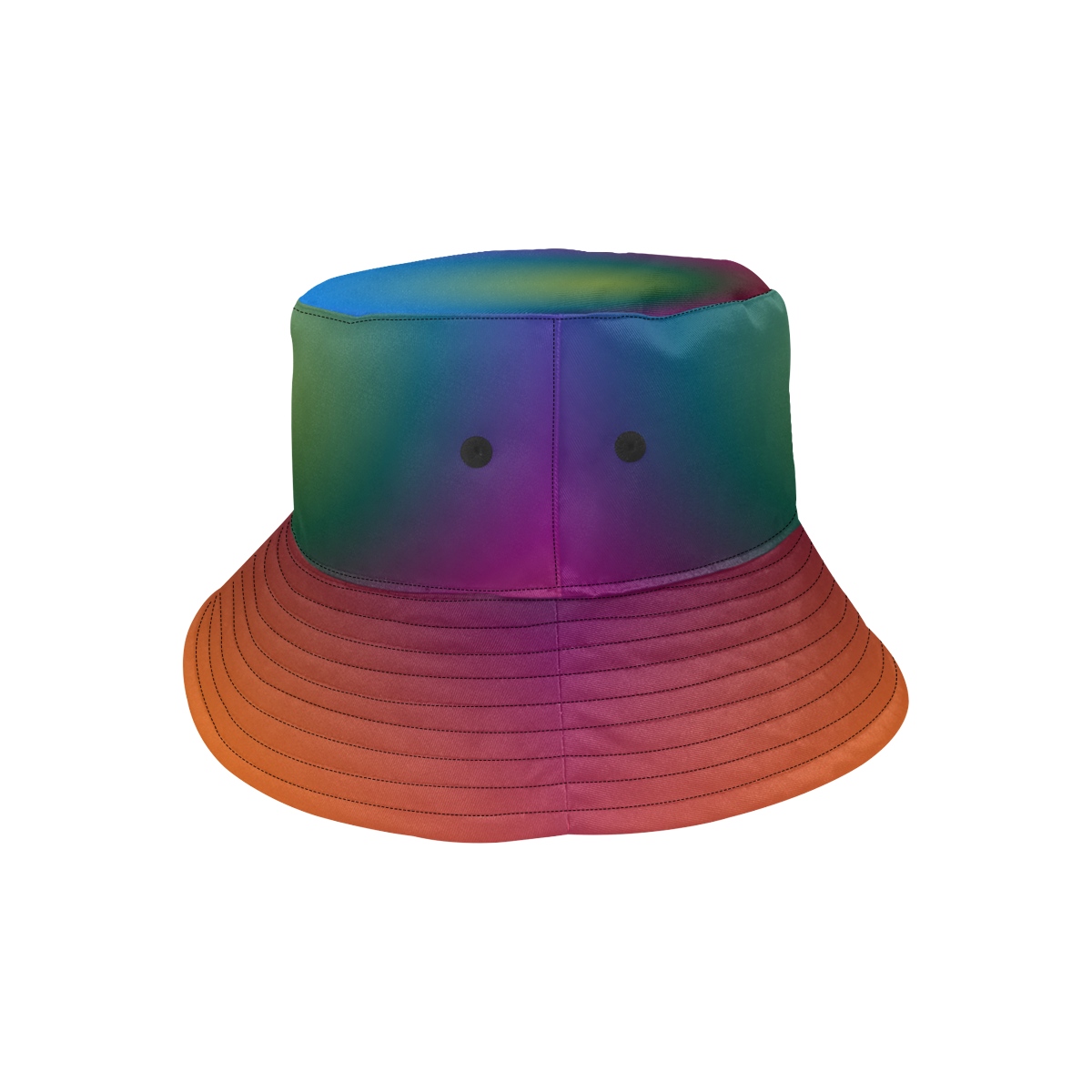 bigrichradialspectrum All Over Print Bucket Hat