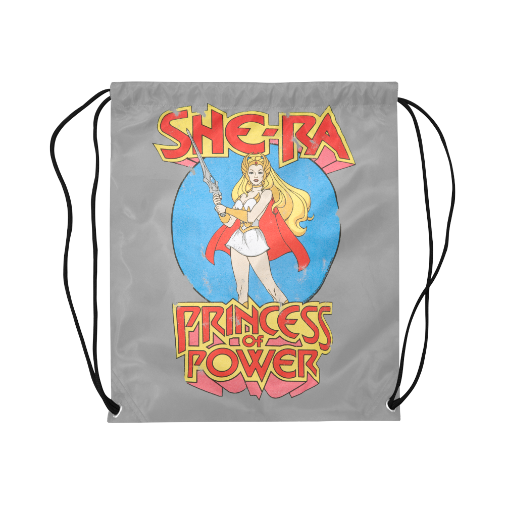 She-Ra Princess of Power Large Drawstring Bag Model 1604 (Twin Sides)  16.5"(W) * 19.3"(H)
