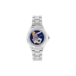 LasVegasIcons Poker Chip - Sassy Sally Unisex Stainless Steel Watch(Model 103)