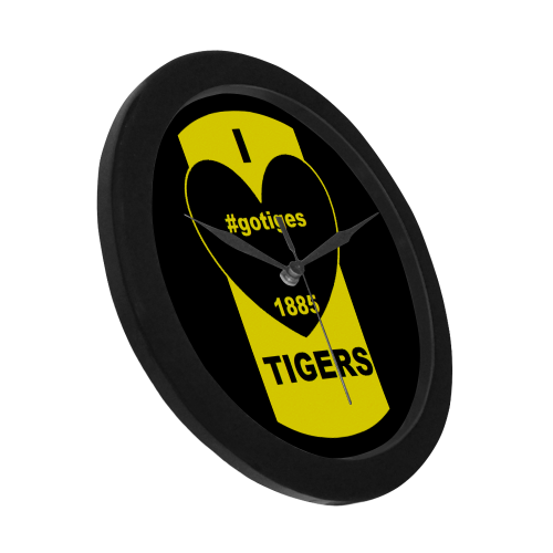 TIGERS- Circular Plastic Wall clock