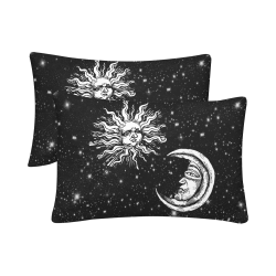 Mystic Moon and Sun Custom Pillow Case 20"x 30" (One Side) (Set of 2)