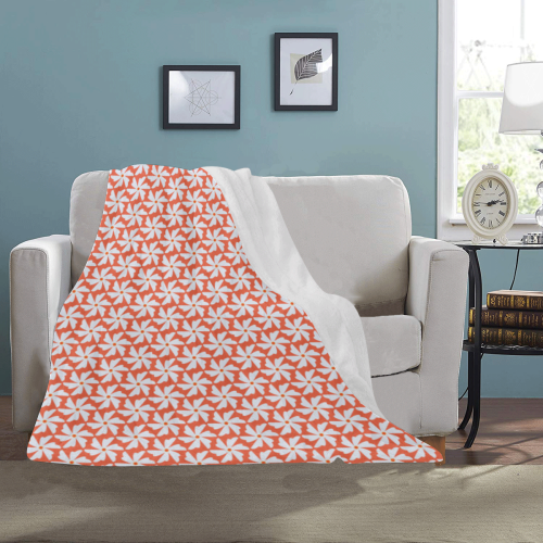 Coral Jasmine Ultra-Soft Micro Fleece Blanket 40"x50"