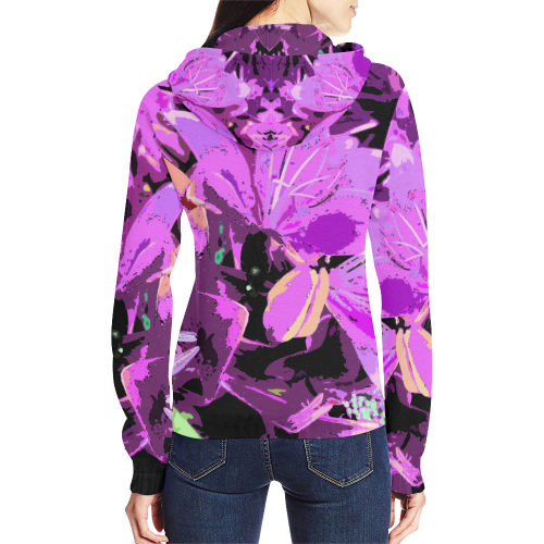 tipping point 1b3 All Over Print Full Zip Hoodie for Women (Model H14)