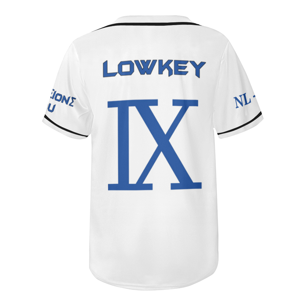Lowkey All Over Print Baseball Jersey for Men (Model T50)