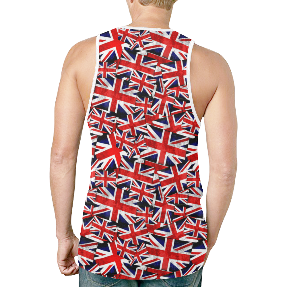 Union Jack British UK Flag New All Over Print Tank Top for Men (Model T46)