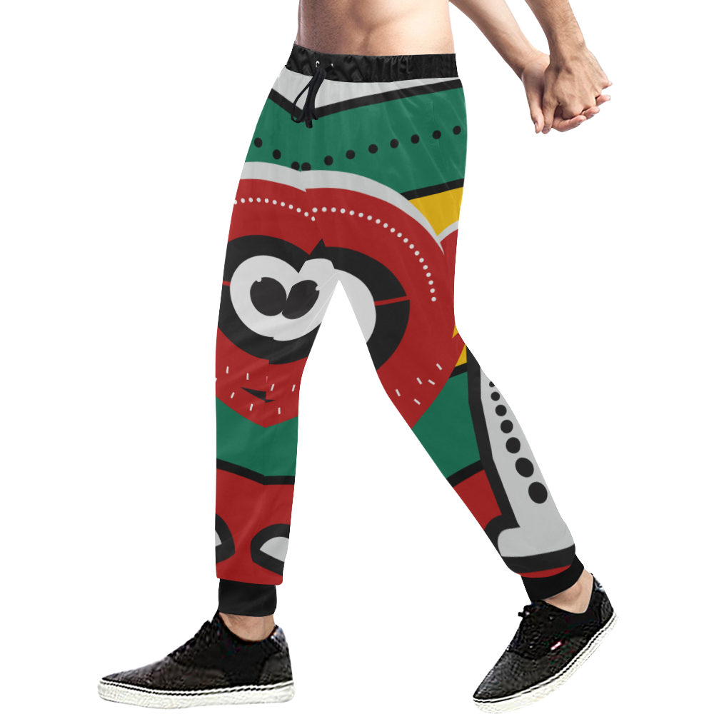 totem tribal Men's All Over Print Sweatpants (Model L11)