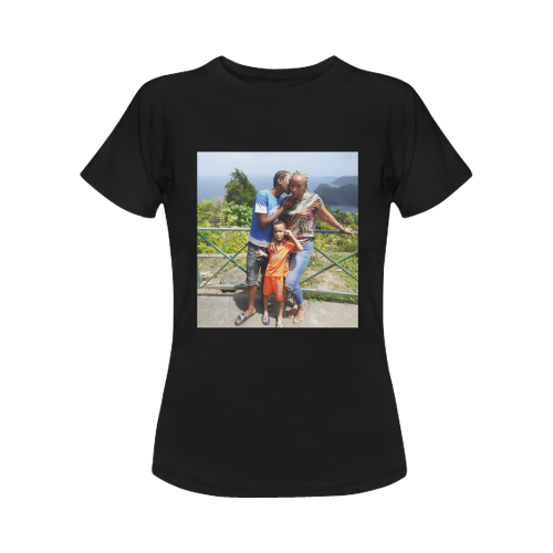 Custom Family Women's T-Shirt in USA Size (Front Printing Only)
