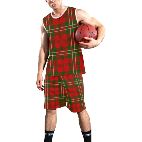 Scott tartan All Over Print Basketball Uniform