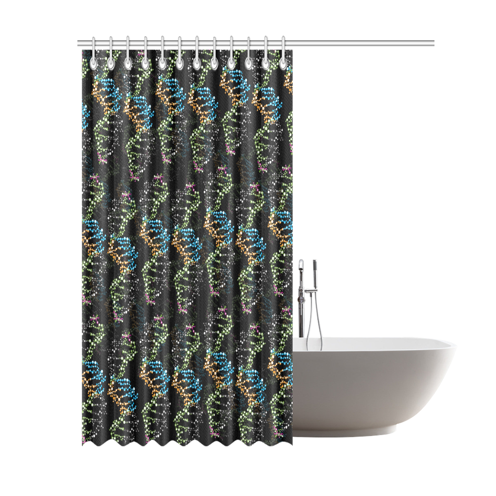 DNA pattern - Biology - Scientist Shower Curtain 69"x84"