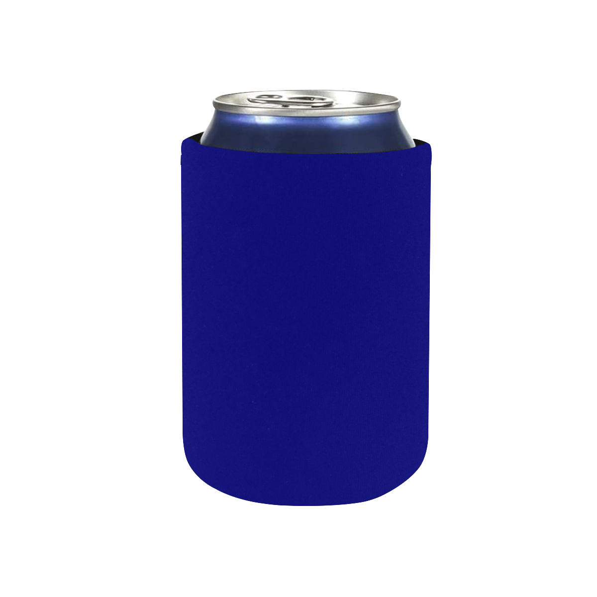 color navy Neoprene Can Cooler 4" x 2.7" dia.